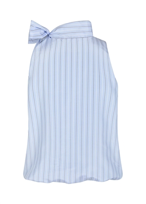 Veda stripe top Light Blue Neo Noir 